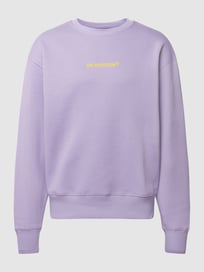 Sweatshirt mit Label-Print Modell 'Carrier' von On Vacation Lila - 16