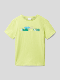 T-Shirt mit Statement-Print von s.Oliver RED LABEL Grün - 33