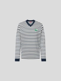 Longsleeve mit Streifenmuster von Kenzo Blau / Türkis - 31