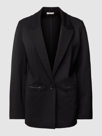 Blazer met reverskraag van s.Oliver RED LABEL Grijs / zwart - 19