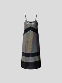 Midikleid in Glitzer-Optik von Dodo bar Or Grau / Schwarz - 11