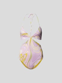 Badeanzug mit grafischem Muster von Emilio Pucci Lila - 27