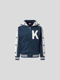 Sweatjacke mit Galonstreifen von Kenzo Blau / Türkis - 21