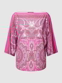 Blouse met paisleymotief van Ana Alcazar Roze - 2