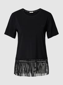 T-shirt met rafels van LIU JO SPORT Grijs / zwart - 21
