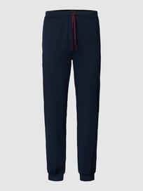 Sweatpants mit Logo-Stitching Modell 'MIX&MATCH PANTS' von BOSS Blau / Türkis - 36