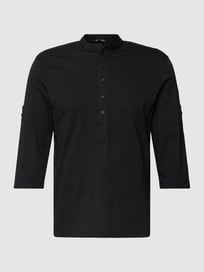 T-Shirt mit Knopfleiste von Antony Morato Grau / Schwarz - 35