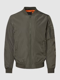 Bomberjacke mit Stehkragen Modell 'JOSHUA' von Only & Sons Grün - 6