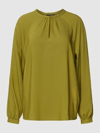 Blusenshirt mit Rundhalsausschnitt von comma Grün - 27