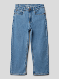 Straight Fit High Waist Jeans im 5-Pocket-Design von Garcia Blau / Türkis - 11