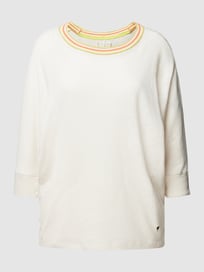Blouseshirt met ronde hals, model 'Shay' van MOS MOSH Wit - 18