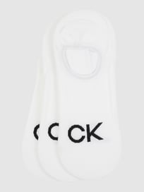 Set van 3 paar kousenvoetjes van CK Calvin Klein Wit - 34