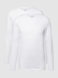 Body Fit Longsleeve aus Pima-Baumwolle im 2er-Pack  von RAGMAN Weiß - 32