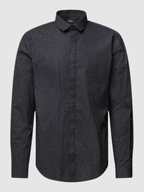 Vrijetijdsoverhemd met sportmanchetten van Esprit Collection Grijs / zwart - 21