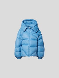 Daunenjacke in Stepp-Optik von Bacon Blau / Türkis - 15