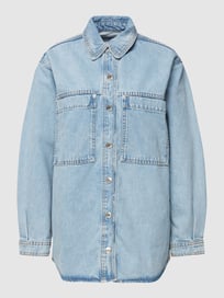 Jeansjacke mit Brusttaschen von Mango Blau / Türkis - 18