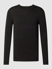 Strickpullover mit Label-Detail Modell 'ONSGARSON' von Only & Sons Grau / Schwarz - 47