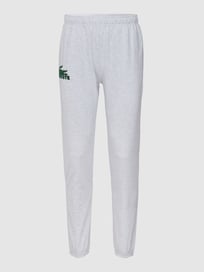 Sweatpants met labelapplicatie van Lacoste Grijs / zwart - 10