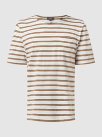 T-shirt met borstzak  van Esprit Collection Wit - 21