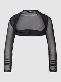 Bolero in offenem Design von Swing Grau / Schwarz - 40