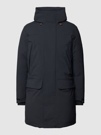 Parka mit Label-Applikation Modell 'PHOENIX' von SAVE THE DUCK Grau / Schwarz - 5