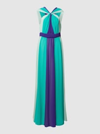 Abendkleid im Colour-Blocking-Design Modell 'ABITO' von Liu Jo Black Lila - 36