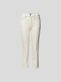 High Waist Tapered Fit Jeans von Theory Weiß - 6