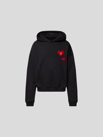 Oversized Hoodie mit Patches von Preach Grau / Schwarz - 11