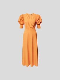Midikleid mit Strukturmuster von ROTATE BIRGER CHRISTENSEN Orange - 46