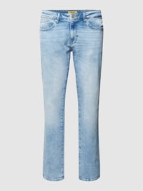 Jeans mit Label-Details Modell 'SWEFT' von Only & Sons Blau / Türkis - 42