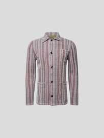 Strickjacke mit Streifenmuster von Lardini Rosa - 35