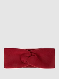 Stirnband mit Knotendetail  von Loevenich Rot - 12