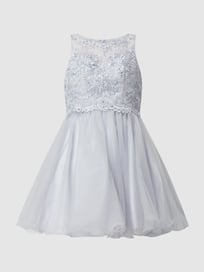 Cocktailkleid mit Zierborten von Laona Lila - 18