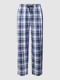 Pyjama-Hose mit Allover-Muster von Götzburg Wäsche Blau / Türkis - 23