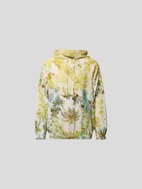 Hoodie mit floralem Allover-Muster von Etro Gelb - 42