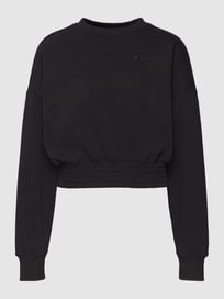 Kort sweatshirt met labeldetails van CHAMPION Grijs / zwart - 27