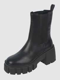 Chelsea Boots aus Leder Modell 'Ballistic'  von Steve Madden Grau / Schwarz - 14