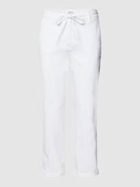 Chino mit Stoffgürtel von Gerry Weber Edition Weiß - 35
