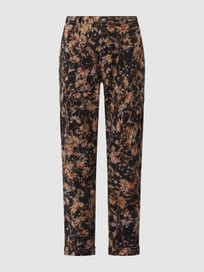 Baggy Fit Cargohose aus Baumwoll-Elasthan-Mix Modell 'Judy' von Mason's Grau / Schwarz - 11
