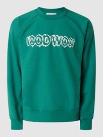 Sweatshirt mit Logo-Print  von Wood Wood Grün - 12
