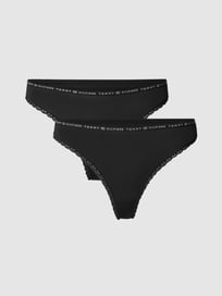 String met logo in band in een set van 3 stuks van TOMMY HILFIGER Grijs / zwart - 9