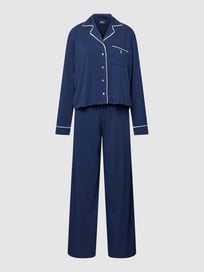 Pyjama mit Label-Stitching von Polo Ralph Lauren Blau / Türkis - 43
