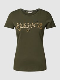 T-shirt met labelprint van LIU JO SPORT Groen - 7