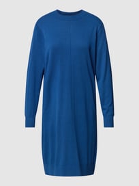 Gebreide jurk met opstaande kraag van s.Oliver RED LABEL Blauw / turquoise - 36
