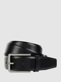 Ledergürtel mit Dornschließe aus Metall von CK Calvin Klein Grau / Schwarz - 15