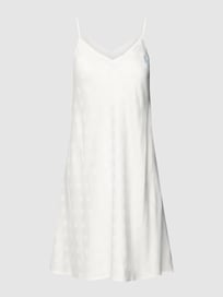 Nachthemd mit Allover-Muster Modell 'CHEMIS' von KATE SPADE Weiß - 14