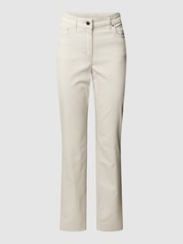 Jeans in 5-pocketmodel, model 'CORA' van Zerres Grijs / zwart - 17