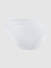 Slip mit elastischem Bund im 3er-Pack von Schiesser Weiß - 20