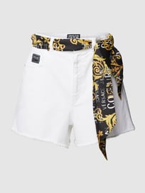 Shorts mit Label-Patch von Versace Jeans Couture Weiß - 32