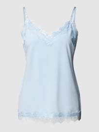 Top im Lingerie-Look Modell 'Bicco' von FREE/QUENT Blau / Türkis - 35
